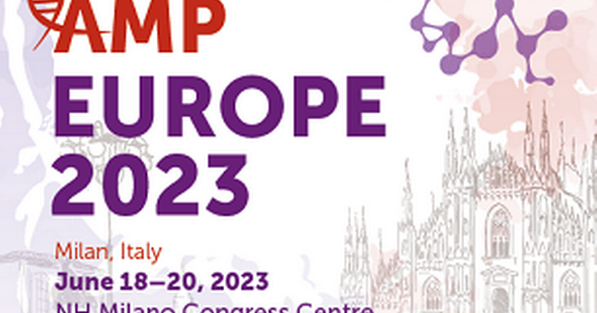 AMP Europe 2023 Association for Molecular Pathology